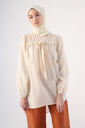 تونیک حجاب نباتی زنانه مخلوط پلی استر ALLDAY - کد 690932005
