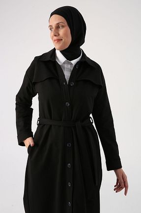 کلاه و ابایا مشکی زنانه پنبه ای ALLDAY - کد 683375332