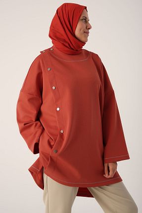 تونیک حجاب نارنجی زنانه پلی استر ALLDAY - کد 650070700