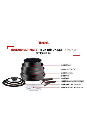 قابلمه مشکی 5 L TEFAL - کد 691914505