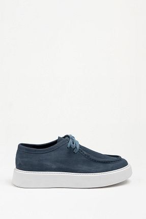 کفش کلاسیک آبی مردانه چرم خالص Galliano Shoes - کد 767928492