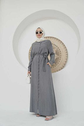 کلاه و ابایا طوسی زنانه بافتنی Neways - کد 858575961