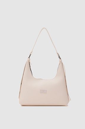 کیف دوشی بژ زنانه چرم مصنوعی Shule Bags - کد 858651267