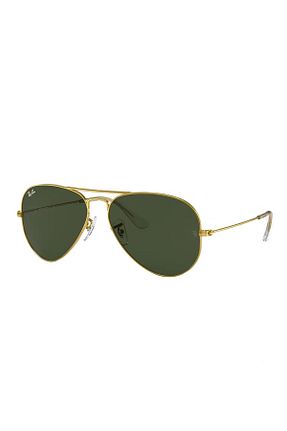 عینک آفتابی طلائی زنانه 58 Ray-Ban - کد 42903553