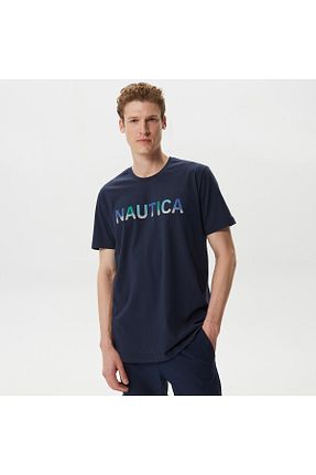 تیشرت سرمه ای مردانه رگولار Nautica - کد 701114307