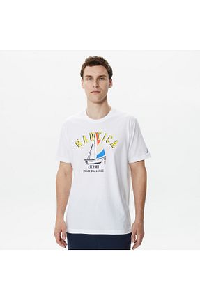 تیشرت سفید مردانه رگولار Nautica - کد 728604506