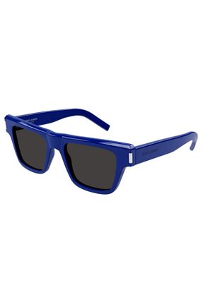 عینک آفتابی آبی زنانه UV400 Saint Laurent - کد 749228936