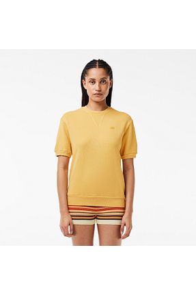 تیشرت زرد زنانه رگولار Lacoste - کد 837968804