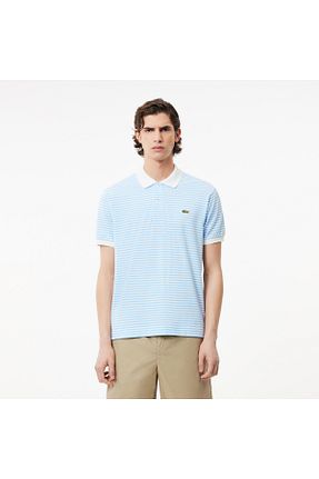 پولوشرت آبی مردانه %100 پنبه Lacoste - کد 826055195