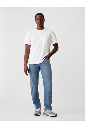 شلوار جین آبی مردانه پاچه ساده GAP - کد 37037166