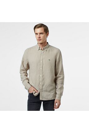 پیراهن بژ مردانه رگولار Lacoste - کد 858646881