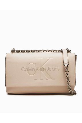 کیف دوشی سفید زنانه Calvin Klein - کد 854062437