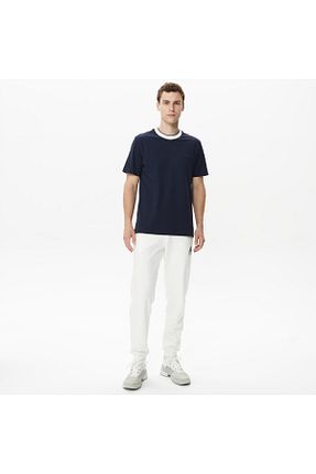 شلوار کرمگن سفید مردانه اسلیم Lacoste - کد 799455549