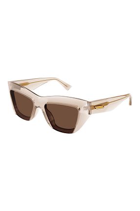 عینک آفتابی بژ زنانه UV400 Bottega Veneta - کد 758163192