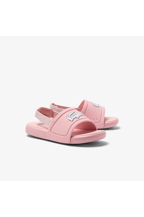 صندل صورتی بچه گانه پاشنه تخت Lacoste - کد 749179965