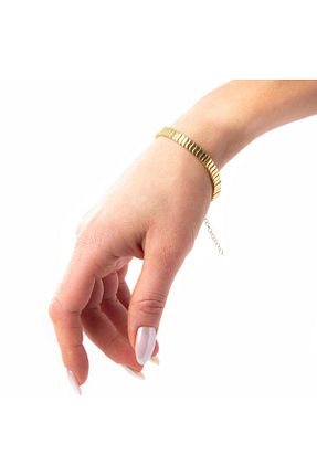 دستبند نقره طلائی زنانه 925 عیار BRISINGA - کد 665828120