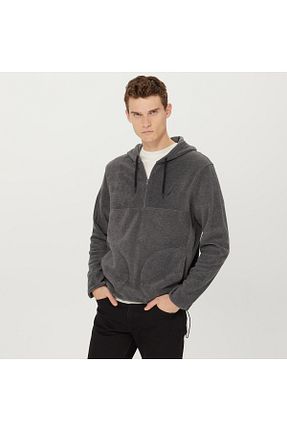 سوئیشرت طوسی مردانه ساده Nautica - کد 781551949