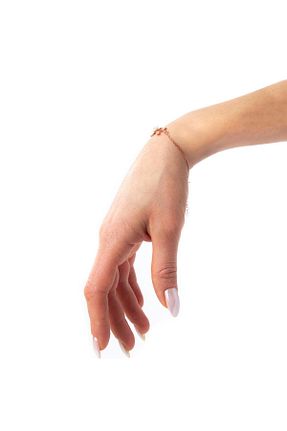 دستبند نقره صورتی زنانه 925 عیار BRISINGA - کد 665829361