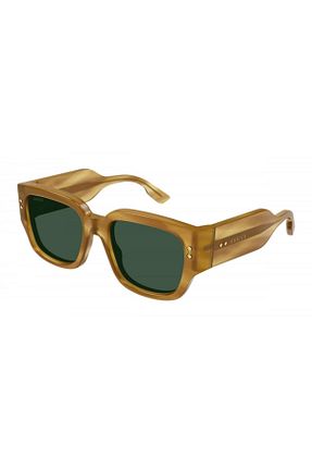 عینک آفتابی قهوه ای زنانه UV400 Gucci - کد 738161346