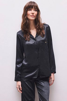 ست لباس راحتی مشکی زنانه ساده Feu De Elu - کد 804611084