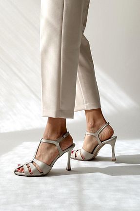 کفش پاشنه بلند کلاسیک رنگی زنانه چرم خالص nope21shoess - کد 820278408