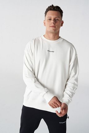 سوئیشرت سفید مردانه چاپی hummel - کد 805676542