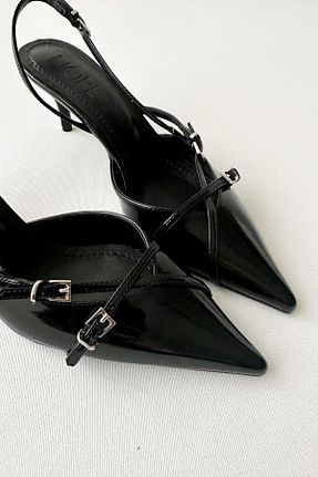کفش پاشنه بلند کلاسیک رنگی زنانه چرم لاکی nope21shoess - کد 809119097