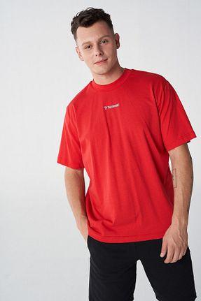 تیشرت قرمز مردانه رگولار hummel - کد 805979990