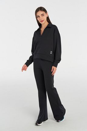 شلوار کرمگن مشکی زنانه پلی استر hummel - کد 835924395