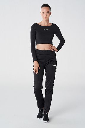 شلوار کرمگن مشکی زنانه رگولار hummel - کد 805675073