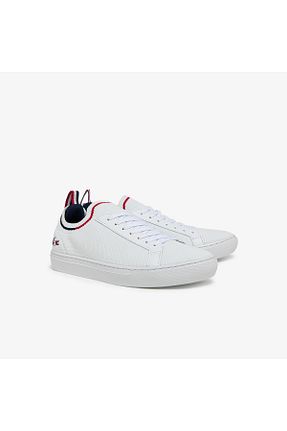کفش اسنیکر سفید مردانه بند دار Lacoste - کد 318887723
