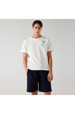 تیشرت سفید مردانه رگولار Lacoste - کد 858624197