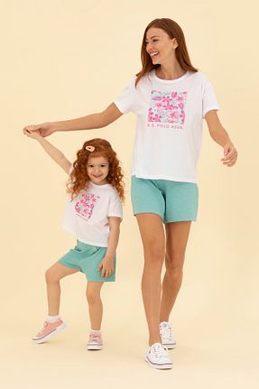 شلوارک و برمودا سبز زنانه پارچه U.S. Polo Assn. - کد 835026272