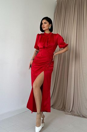 لباس قرمز زنانه بافتنی Elbee Fashion Woman - کد 225199298
