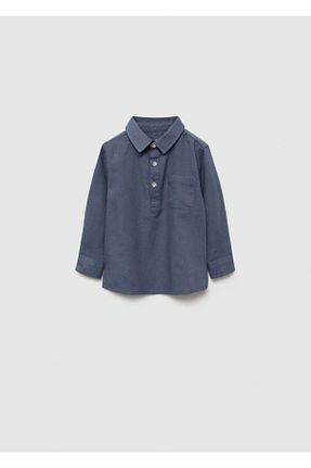 پیراهن آبی بچه گانه رگولار MANGO Baby - کد 841327534