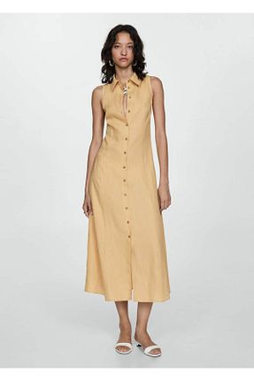 لباس زرد زنانه بافت MANGO - کد 839493918