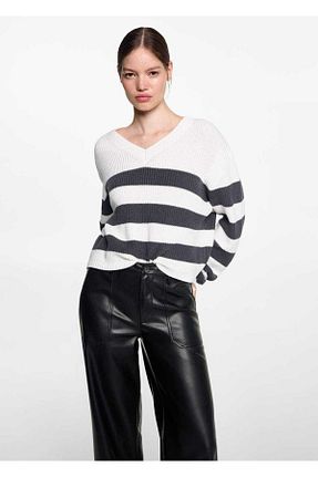 شلوار مشکی زنانه چرم مصنوعی MANGO Teen - کد 856987051