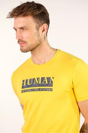 تیشرت زرد مردانه رگولار Arma - کد 376757612