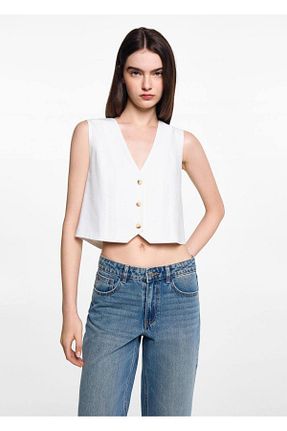 شلوار جین نارنجی زنانه رگولار MANGO Teen - کد 836631264