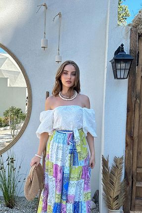 لباس آبی زنانه بافتنی Elbee Fashion Woman - کد 850058548