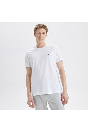 تیشرت سفید مردانه رگولار Nautica - کد 679692777