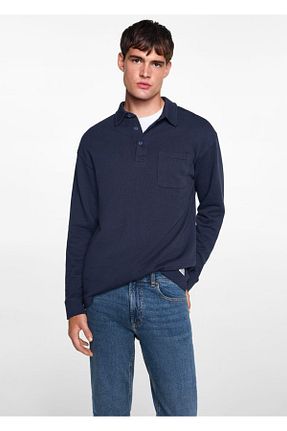 شلوار جین آبی مردانه رگولار MANGO Teen - کد 840142992