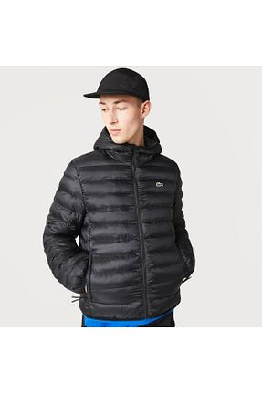 کاپشن مشکی مردانه رگولار Lacoste - کد 382029332