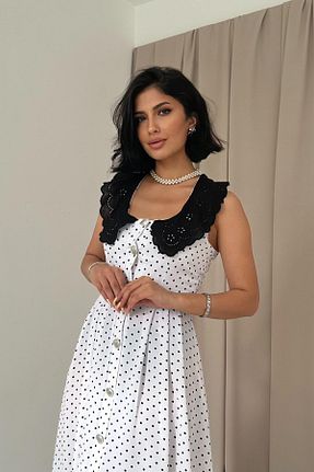 لباس سفید زنانه بافتنی Elbee Fashion Woman - کد 849962214