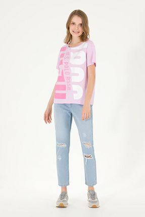 شلوار آبی زنانه پارچه U.S. Polo Assn. - کد 835027243