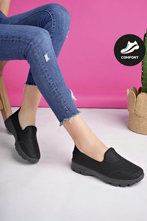 کفش اسنیکر مشکی زنانه بدون بند Muggo - کد 809767262