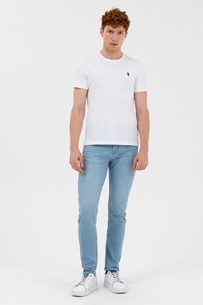 شلوار جین آبی مردانه پارچه U.S. Polo Assn. - کد 844582084