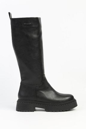چکمه مشکی زنانه پاشنه کوتاه (1 - 4 سانتی متر) Pierre Cardin - کد 856500881