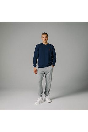 سوئیشرت اسپرت سرمه ای مردانه رگولار Ellesse - کد 854054356