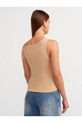 بلوز بژ زنانه ساده Dilvin - کد 832140504